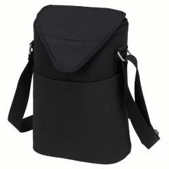 Wine Carry Bags Picnic At Ascot Neoprene Two Bottle Tote - Black