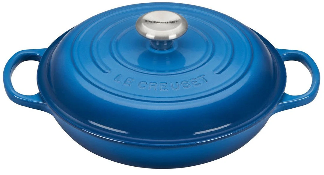 Le Creuset Braisers Le Creuset 1.5 Quart Signature Cast Iron Braiser 1 Le Creuset Braisers Le Creuset 1.5 Quart Signature Cast Iron Braiser