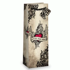 Epic Products Bless This Wine Bottle Gift Bag Wine & Liquor Gift Bags