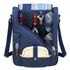 Picnic At Ascot Two Bottle Wine & Cheese Cooler W/ Glasses