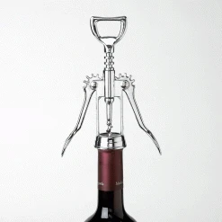 Wine Enthusiast Chrome Wing Style Corkscrew