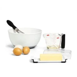 OXO Good Grips 2-Piece Plastic Butter Dish In White