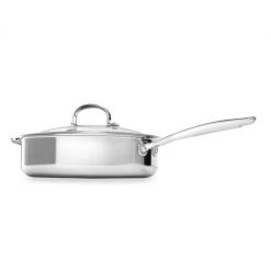 OXO Good Grips Tri-Ply Pro 4 Qt. Stainless Steel Covered Saut Pan Cook With OXO