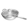 OXO Good Grips Tri-Ply Pro 5 Qt. Stainless Steel Covered Wok