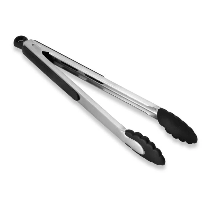 OXO Good Grips 12-Inch Tongs With Nylon Heads Cook With OXO 1 OXO Good Grips 12-Inch Tongs With Nylon Heads Cook With OXO
