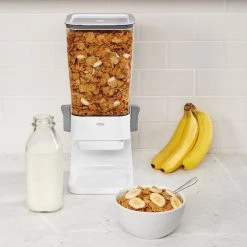 OXO Good Grips Countertop Cereal Dispenser Organize With OXO 7 OXO Good Grips Countertop Cereal Dispenser Organize With OXO