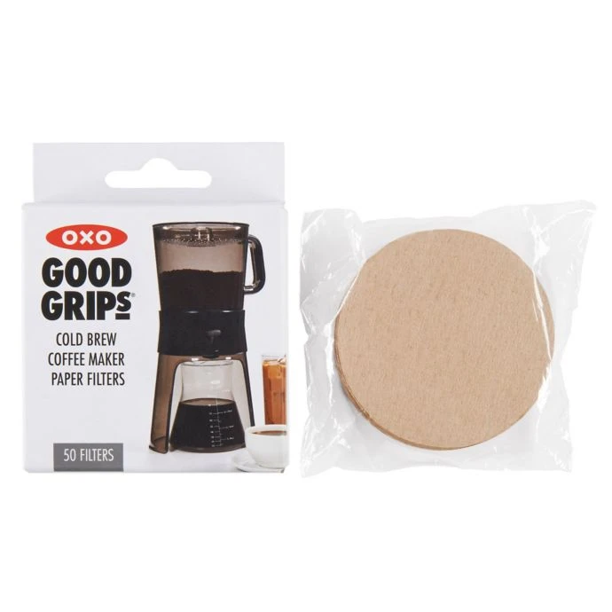 OXO Coffee & Beverage OXO Good Grips Cold Brew Coffee Maker Paper Filters 4 OXO Coffee & Beverage OXO Good Grips Cold Brew Coffee Maker Paper Filters