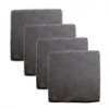 True Fabrications Slate Coasters Set Wine Glass Accessories