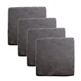 True Fabrications Slate Coasters Set Wine Glass Accessories