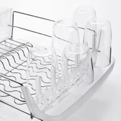 Cook With OXO Oxo Good Grips Folding Stainless Steel Dish Rack 5 Cook With OXO Oxo Good Grips Folding Stainless Steel Dish Rack