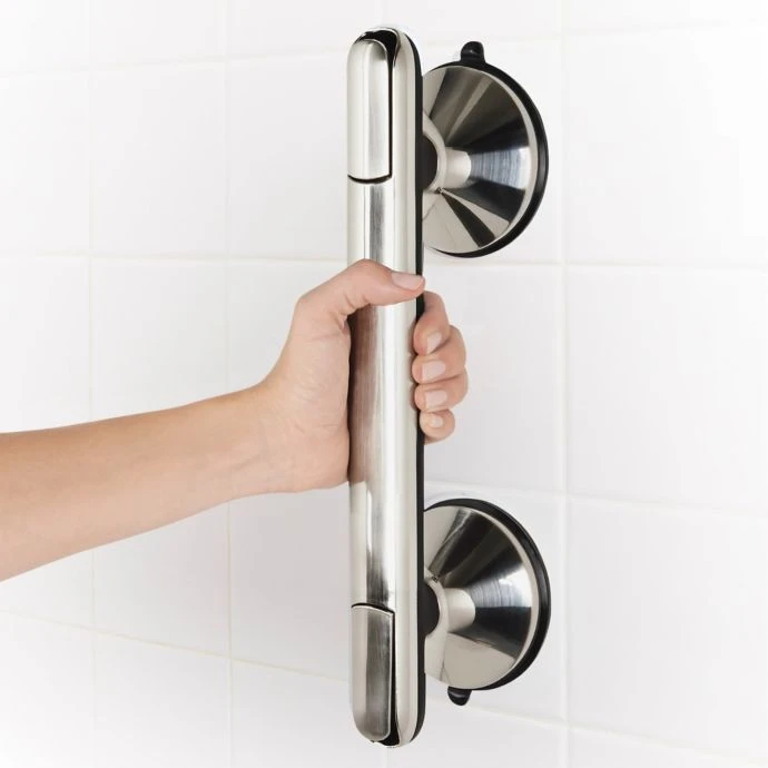 Cook With OXO OXO Good Grips Nickel Plated Suction Grip Bar 2 Cook With OXO OXO Good Grips Nickel Plated Suction Grip Bar