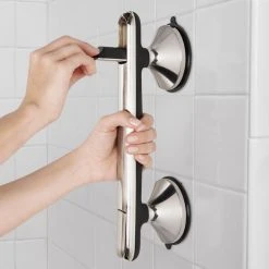 Cook With OXO OXO Good Grips Nickel Plated Suction Grip Bar 7 Cook With OXO OXO Good Grips Nickel Plated Suction Grip Bar