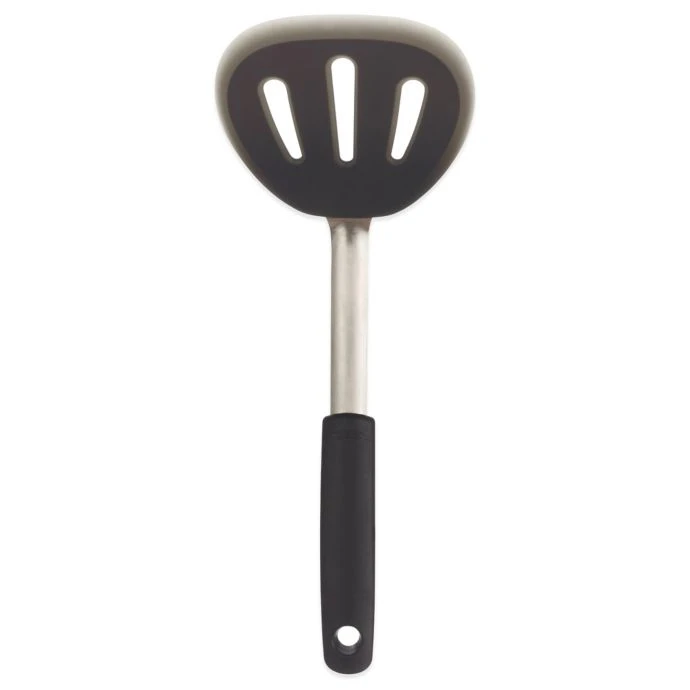 OXO Good Grips Mini Silicone Flexible Pancake Turner In Grey 1 OXO Good Grips Mini Silicone Flexible Pancake Turner In Grey