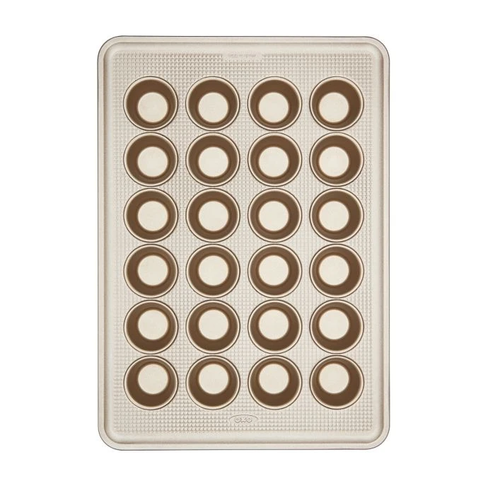 Bake With OXO OXO Good Grips Pro Nonstick 24-Cup Mini Muffin Pan 3 Bake With OXO OXO Good Grips Pro Nonstick 24-Cup Mini Muffin Pan