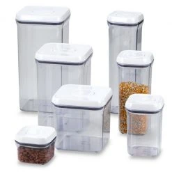 OXO Good Grips 0.9 Qt. Square Food Storage POP Container Organize With OXO