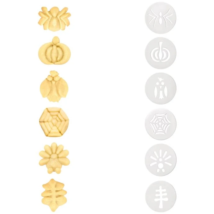 OXO Good Grips 6-Piece Autumn Cookie Press Disk Set 1 OXO Good Grips 6-Piece Autumn Cookie Press Disk Set