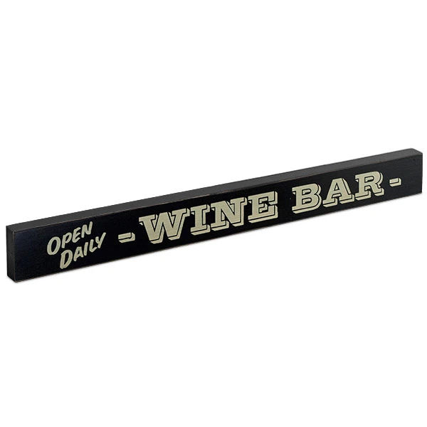 Epic Products Wine / Beer Signs Wine Bar- Open Daily Large Wood Block Sign 1 Epic Products Wine / Beer Signs Wine Bar- Open Daily Large Wood Block Sign