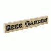 True Fabrications Beer Garden Wood Block Sign - Small Wine / Beer Signs