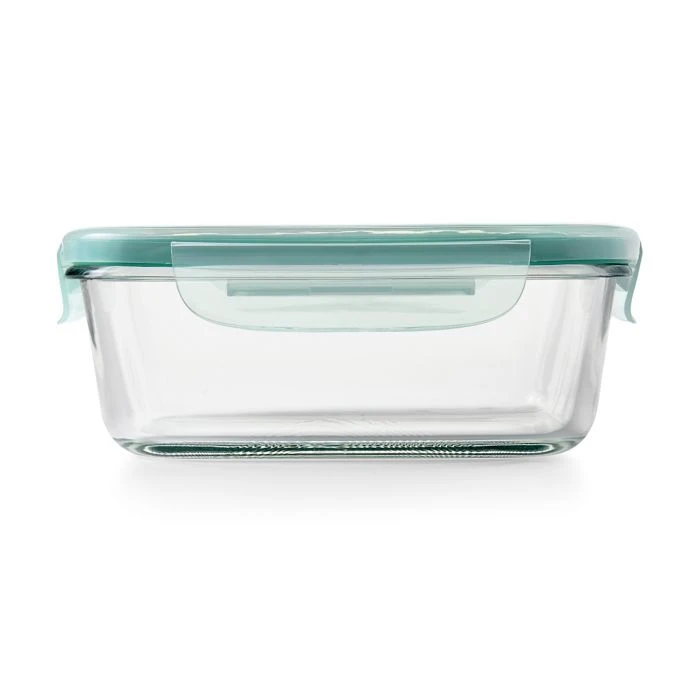OXO Good Grips 3.5-Cup Smart Seal Rectangle Glass Container Organize With OXO 2 OXO Good Grips 3.5-Cup Smart Seal Rectangle Glass Container Organize With OXO