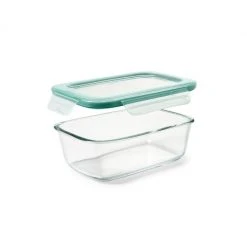 OXO Good Grips 8-Cup Smart Seal Rectangle Glass Container Organize With OXO 7 OXO Good Grips 8-Cup Smart Seal Rectangle Glass Container Organize With OXO