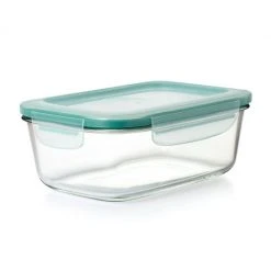 OXO Good Grips 8-Cup Smart Seal Rectangle Glass Container Organize With OXO