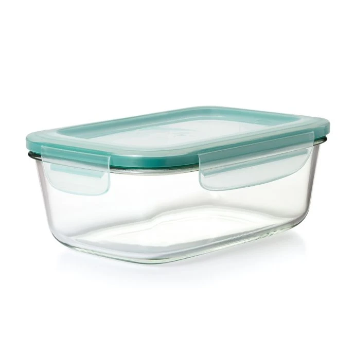 OXO Good Grips 8-Cup Smart Seal Rectangle Glass Container Organize With OXO 1 OXO Good Grips 8-Cup Smart Seal Rectangle Glass Container Organize With OXO