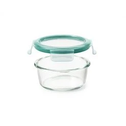 OXO Good Grips 2-Cup Smart Seal Round Glass Container 5 OXO Good Grips 2-Cup Smart Seal Round Glass Container
