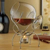 Wine Enthusiast Brandy Warmer 4 Piece Gift Set Bar Glassware