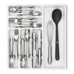 OXO Good Grips Expandable Utensil Organizer In White