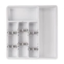Organize With OXO OXO Good Grips Expandable Utensil Tray In Grey