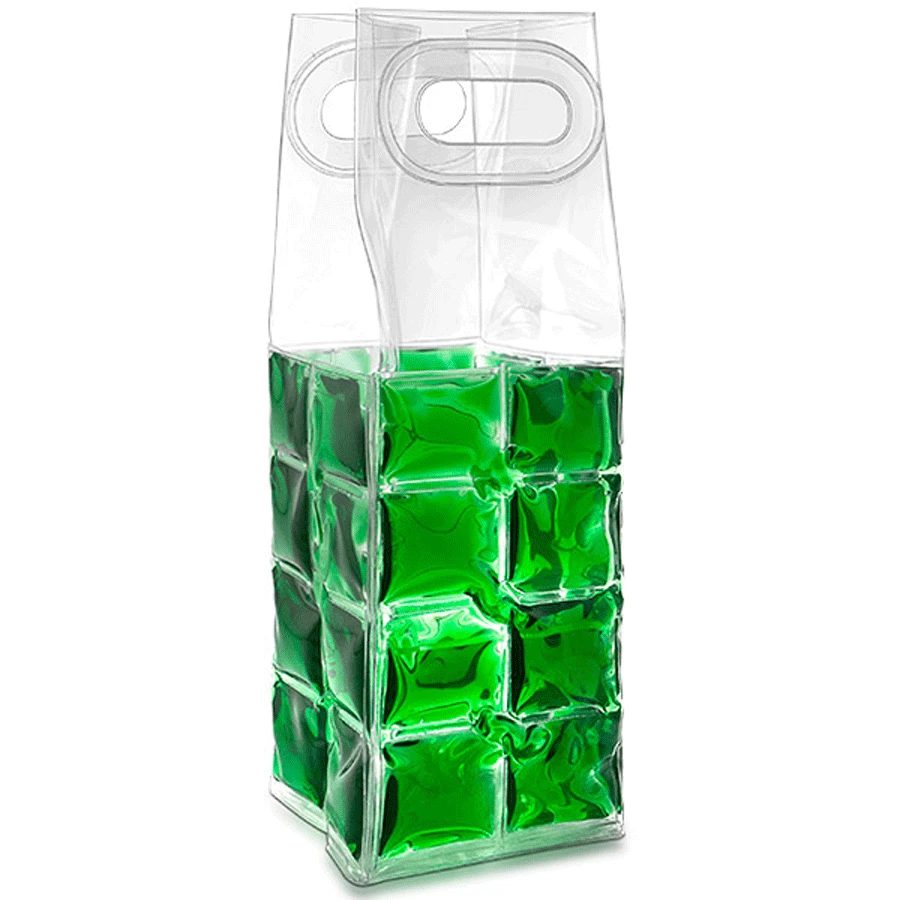 Epic Products Wine Chill Gel Tote - Green 4 Epic Products Wine Chill Gel Tote - Green