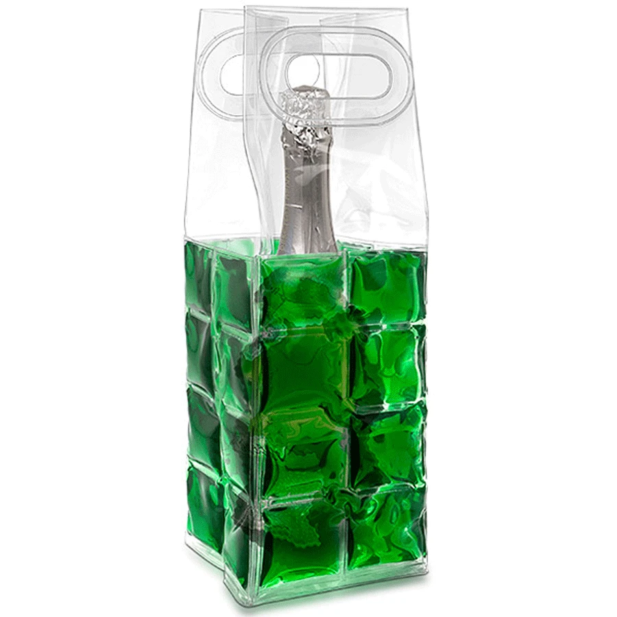 Epic Products Wine Chill Gel Tote - Green 1 Epic Products Wine Chill Gel Tote - Green