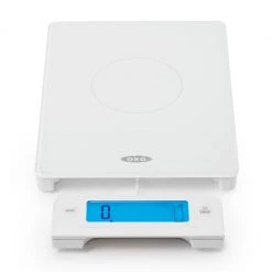 OXO Good Grips Glass Scale With Pull-Out Digital Display In White Cook With OXO 9 OXO Good Grips Glass Scale With Pull-Out Digital Display In White Cook With OXO