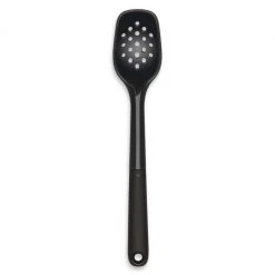 OXO Good Grips Silicone Slotted Spoon In Black Cook With OXO