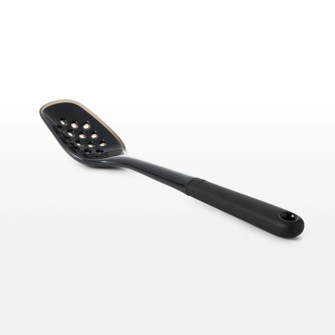OXO Good Grips Silicone Slotted Spoon In Black Cook With OXO 3 OXO Good Grips Silicone Slotted Spoon In Black Cook With OXO