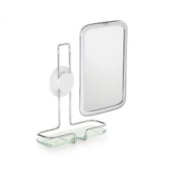 OXO Good Grips Fogless Adhesive Mount Mirror In Chrome