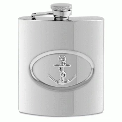 Epic Products Anchor Stainless Steel Flask-8 Oz. Flasks