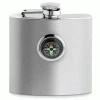 Epic Products Flasks Compass Stainless Steel Flask- 6 Oz.
