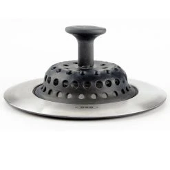 OXO Good Grips Silicone Sink Strainer With Stopper Clean With OXO