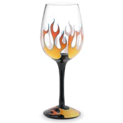 Epic Products Rock On Painted Wine Glass
