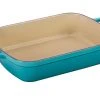 Le Creuset Bakeware Le Creuset 5.25 Quart Enameled Cast Iron Signature Rectangular Roaster