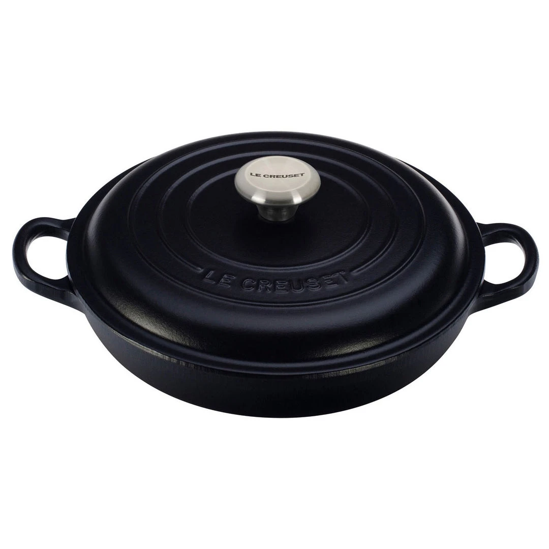 Le Creuset Braisers Le Creuset 1.5 Quart Signature Cast Iron Braiser 3 Le Creuset Braisers Le Creuset 1.5 Quart Signature Cast Iron Braiser
