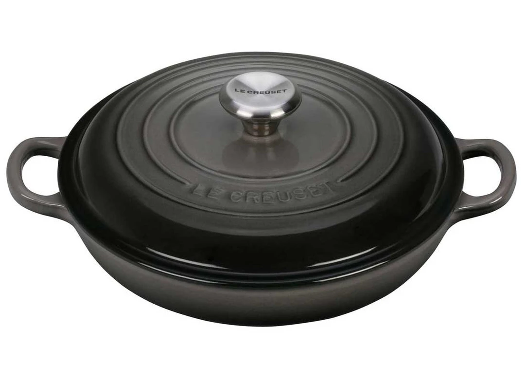 Le Creuset Braisers Le Creuset 1.5 Quart Signature Cast Iron Braiser 2 Le Creuset Braisers Le Creuset 1.5 Quart Signature Cast Iron Braiser