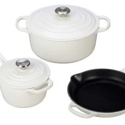 Le Creuset Dutch Ovens Le Creuset 5 Piece Enameled Cast Iron Signature Set