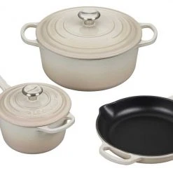 Le Creuset Dutch Ovens Le Creuset 5 Piece Enameled Cast Iron Signature Set 13 Le Creuset Dutch Ovens Le Creuset 5 Piece Enameled Cast Iron Signature Set