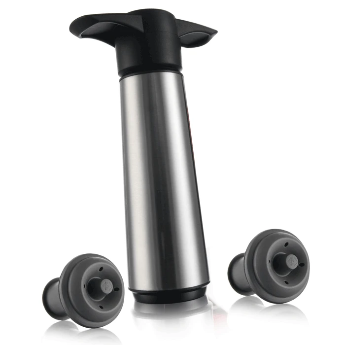 Wine Preservation Pampered Grape Stainless Steel Wine Saver 1 Wine Preservation Pampered Grape Stainless Steel Wine Saver