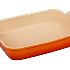 Le Creuset 4 Quart Heritage Stoneware Rectangular Dish Le Creuset Bakeware