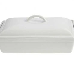 Le Creuset 4 Quart Heritage Covered Rectangular Stoneware Casserole Le Creuset Bakeware