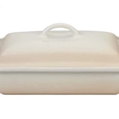 Le Creuset 4 Quart Heritage Covered Rectangular Stoneware Casserole Le Creuset Bakeware