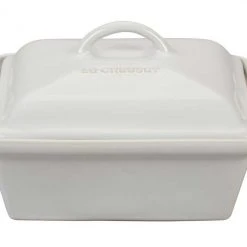 Le Creuset 2.5 Quart Heritage Covered Square Stoneware Casserole